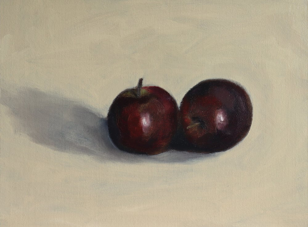 Image of Deux pommes rouges