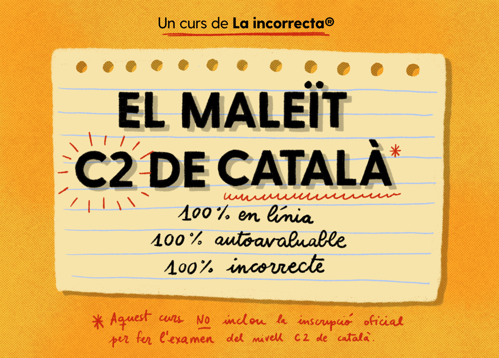 Image of Curs en línia - "El maleït C2 de català"