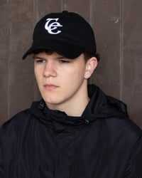 Image 1 of RESTOCK: T.E LOGO CAP (BLACK)