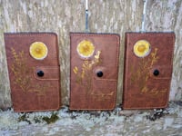 Image 1 of Yellow Daisy Leather Mustard Seed Journal