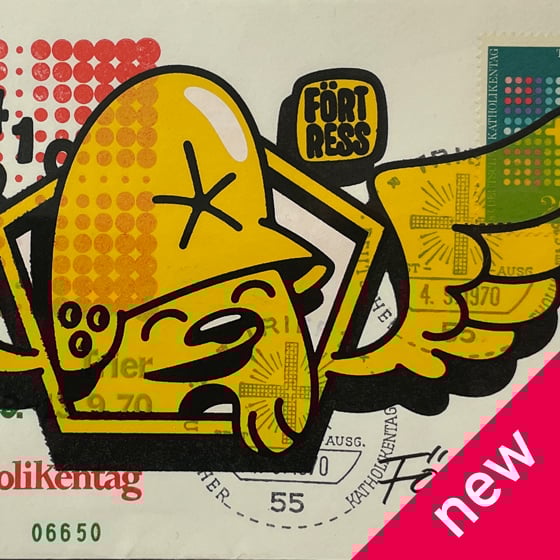 Image of FDC Full Wing Logo Yellow / Print