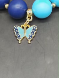 Image 4 of Blue Aura Butterfly Bracelet