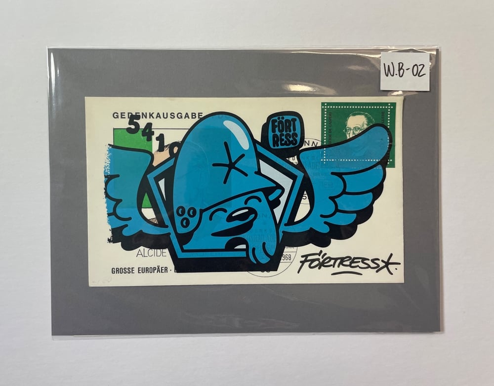 Image of FDC Half Wing Logo Blue / Print