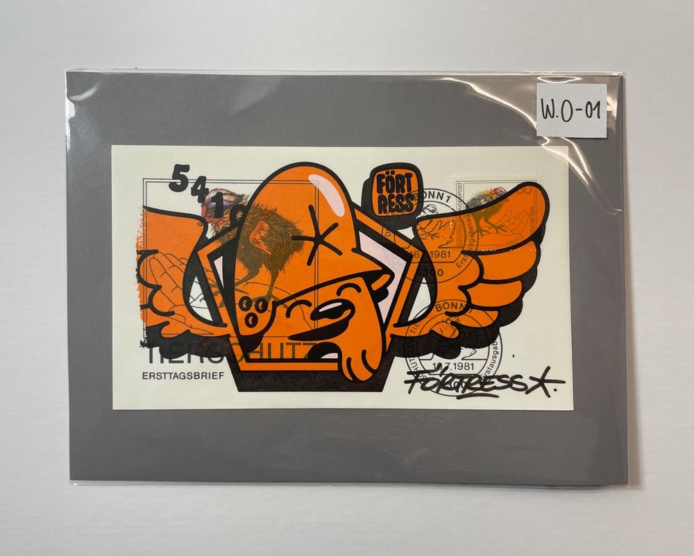 Image of FDC Half Wing Logo Orange / Print