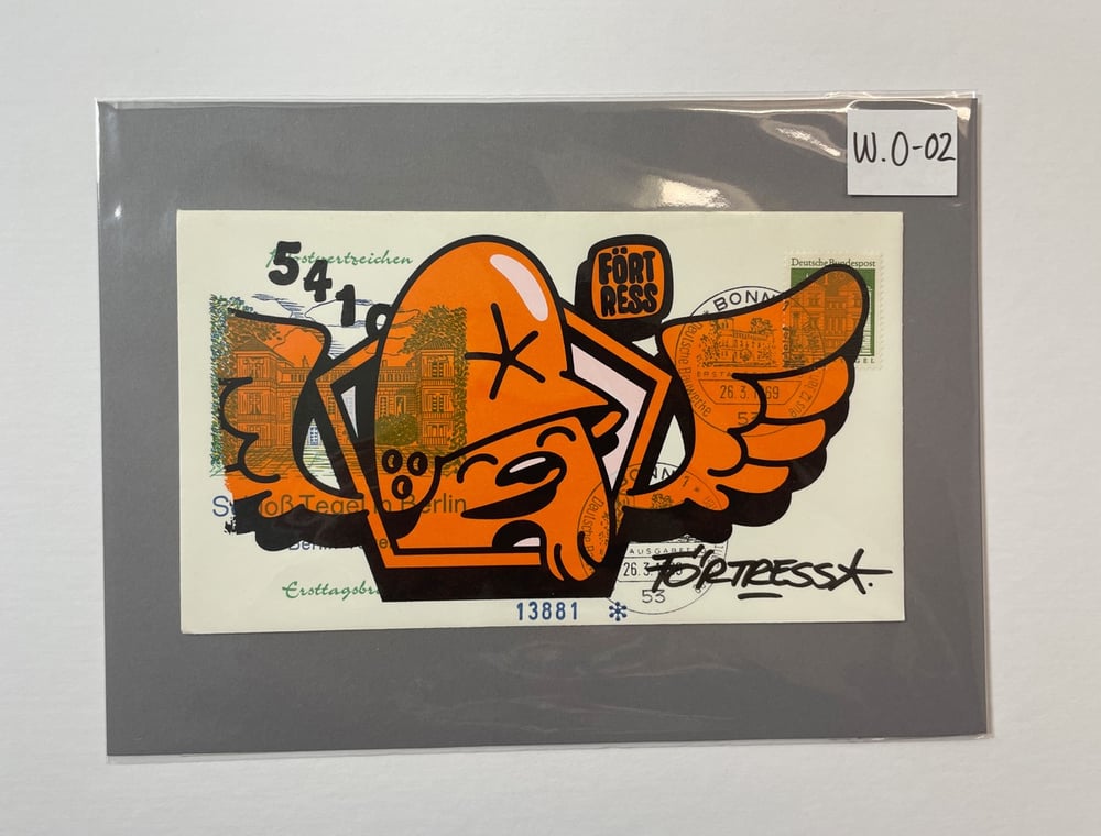 Image of FDC Half Wing Logo Orange / Print