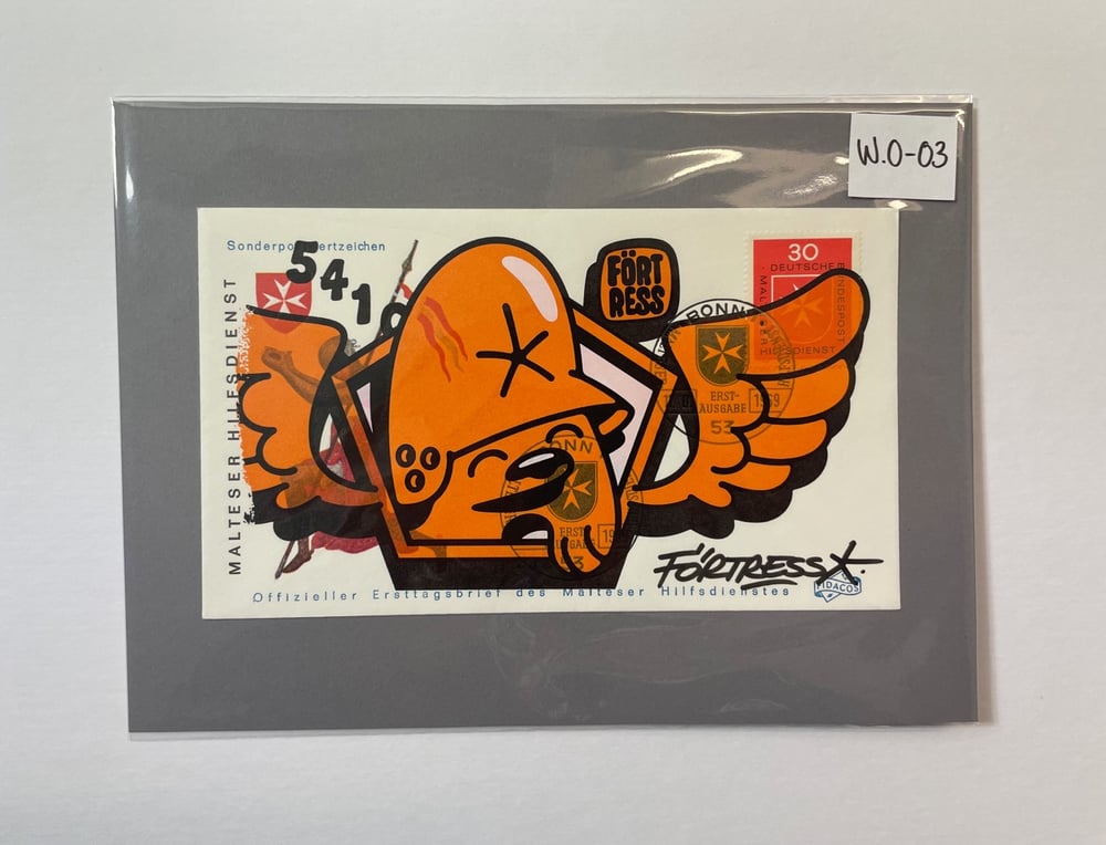 Image of FDC Half Wing Logo Orange / Print