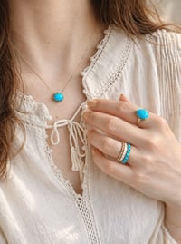 Image 6 of Deco Turquoise Statement Ring