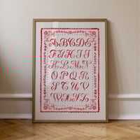 Image 1 of Vintage Watercolour Alphabet Print