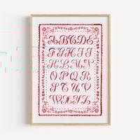 Image 2 of Vintage Watercolour Alphabet Print