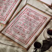 Image 3 of Vintage Watercolour Alphabet Print