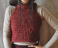 Image 1 of Debardeur lana vergine e alpaca