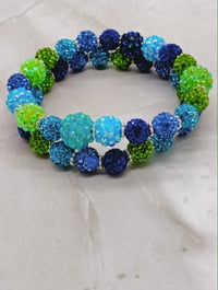 Image 3 of 2pc Ocean Crush Stack – Arm Kandii™ Rhinestone Bracelet Set