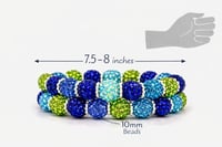 Image 5 of 2pc Ocean Crush Stack – Arm Kandii™ Rhinestone Bracelet Set