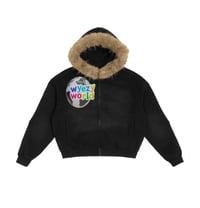Image 1 of SunFadeFur hoodie w: back