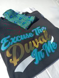 Image 2 of "Goldie" Tee in Black w/Metallic Gold Foil - NEW ColorWay Drip! 🔥