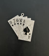 1 x card diamanté flat back charm. (1 LEFT TO PURCHASE)