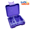 Mini leakproof bento lunch box - purple *FREE NAME LABEL*