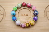 Image 3 of Candy Crush Rhinestone & Marble Bracelet – Arm Kandii™