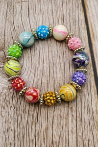 Image 4 of Candy Crush Rhinestone & Marble Bracelet – Arm Kandii™