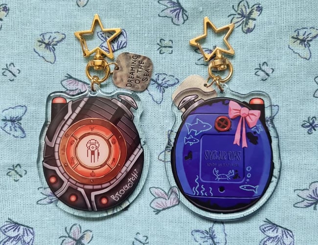 Virtual Pet Acrylic Charm (V2)