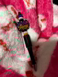 Spooky mama beaded pen