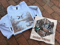 Vintage Mallard Crew Sweatshirt + Waterfowl Tee