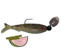 Image 7 of 3.3" Vibe-Slay (1 Vibrating Jig, 2 Soft Plastic Minnow Trailers)