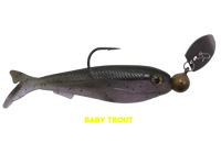 Image 8 of 3.3" Vibe-Slay (1 Vibrating Jig, 2 Soft Plastic Minnow Trailers)