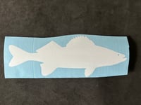 Image 1 of Permanent Vinyl Walleye Sticker