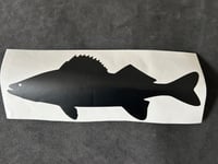 Image 2 of Permanent Vinyl Walleye Sticker