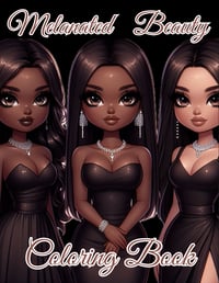 Image 1 of Melanated Beauty Digital Coloring Book