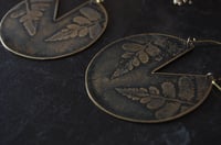 Image 3 of Large Chunky Fern Hoops D