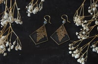 Image 2 of Fern and Labradorite Earrings