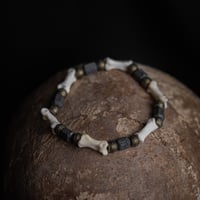 Image 3 of Lava Beads & Bones Bracelets 