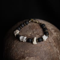 Image 2 of Lava Beads & Bones Bracelets 