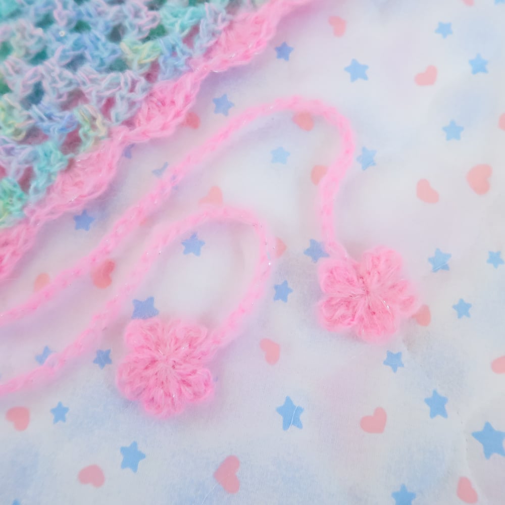 Crochet Bandana Headdress: Mermaid