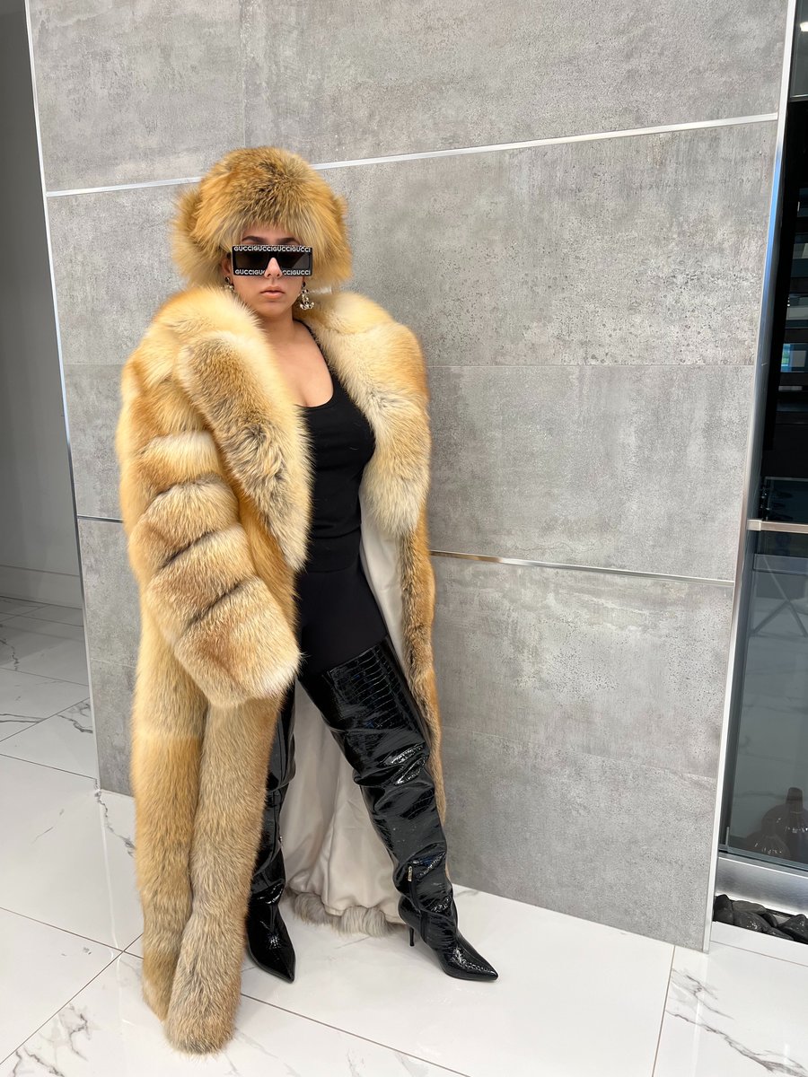 SERENA 2in1 FOX COAT (floor length) / istylebysonia