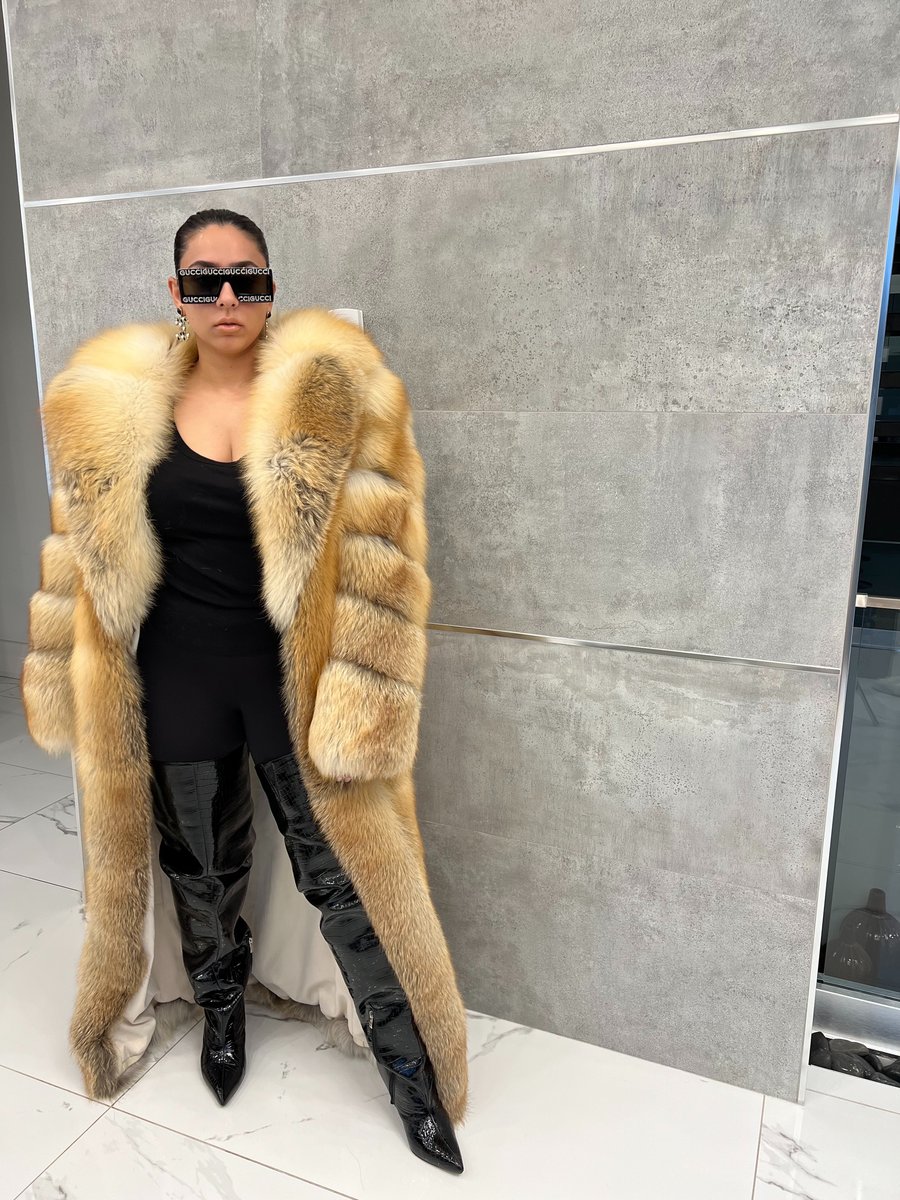 SERENA 2in1 FOX COAT (floor length) / istylebysonia