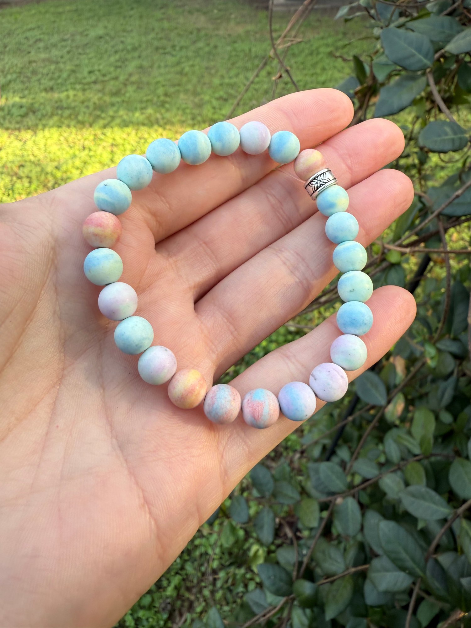 8mm “Cotton Candy” Stretch Bracelet
