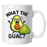 Image 1 of What The Guac? Funny Novelty Mug