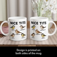 Image 3 of Nice Tits Bird Themed Novelty Mug