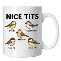 Image 1 of Nice Tits Bird Themed Novelty Mug