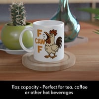 Image 2 of F-Caw-F Funny Chicken Mug