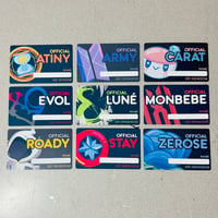 Image 2 of Custom Metal Kpop Photocards - NEW FANDOMS