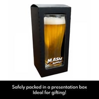 Image 2 of Vintage Premium Birthday Beer Glass Gift Set (Choose Your Age on Checkout)