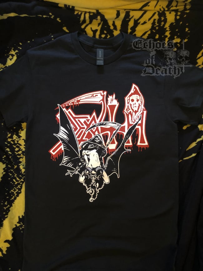DEATH T-SHIRT - '89 Mexico design (Black Version)