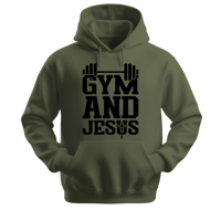 Image 1 of Gym & Jesus Hoodie