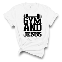 Gym & Jesus tee