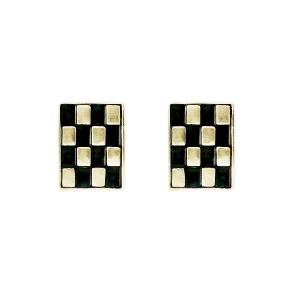 Image of Checkered Earrings