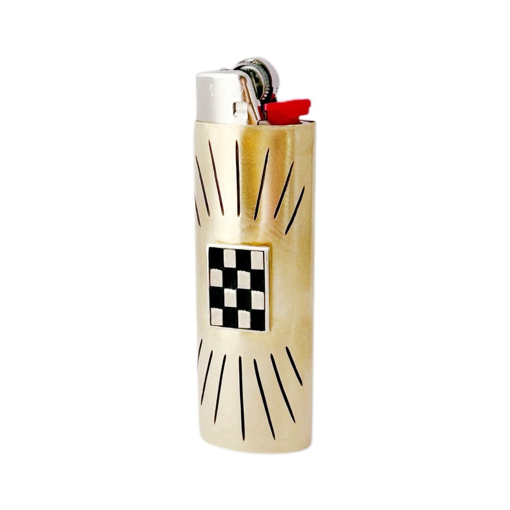 Image of Checkered Lighter Case